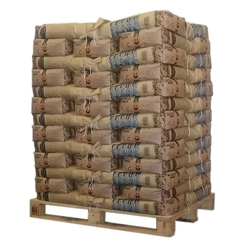 Holzpellets Nadelholz – Palette 975 kg (65 Säcke à 15 kg)