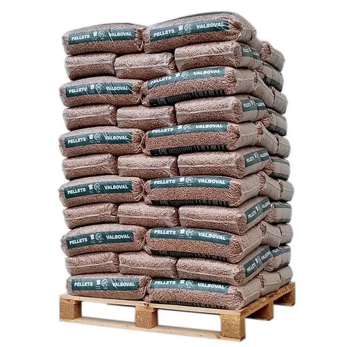Valboval Premium Holzpellets – Palette 975 kg (65 Säcke à 15 kg)