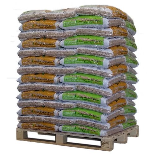 Holzpellets DINplus – Palette 1050 kg (70 Säcke à 15 kg)